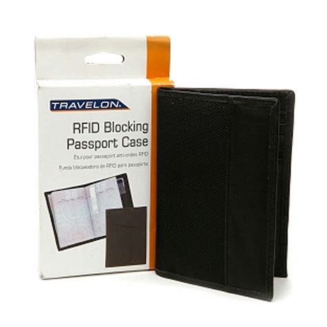 travelon rfid blocking passport case